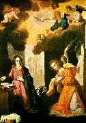 Francisco de Zurbaran annunciation oil painting artist